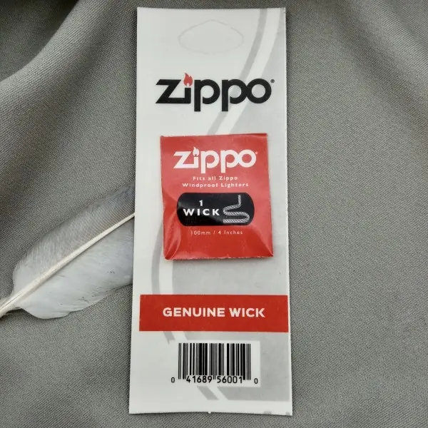 Как менять фитиль в Zippo